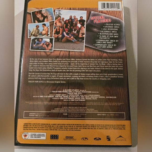 Autographed Trailer Park Boys all 3 signed Ricky Bubbles & Julien Season 5 DVD - Picture 3 of 5